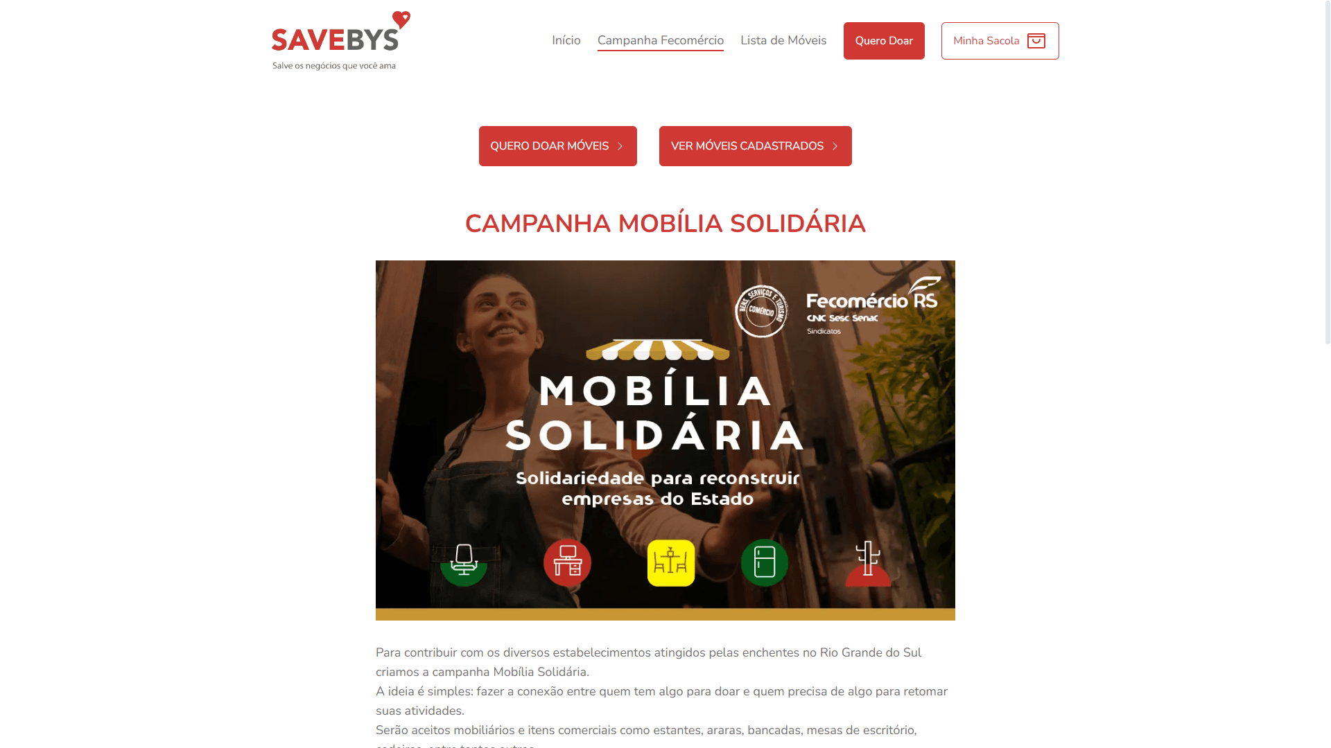 Logo/Imagem do(a) Campanha Mobília Solidária